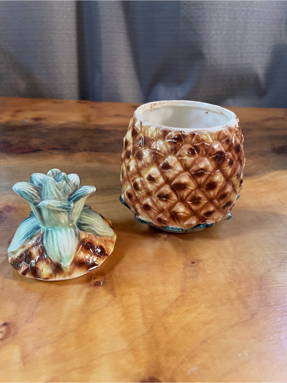 Vintage Pineapple Container - Small